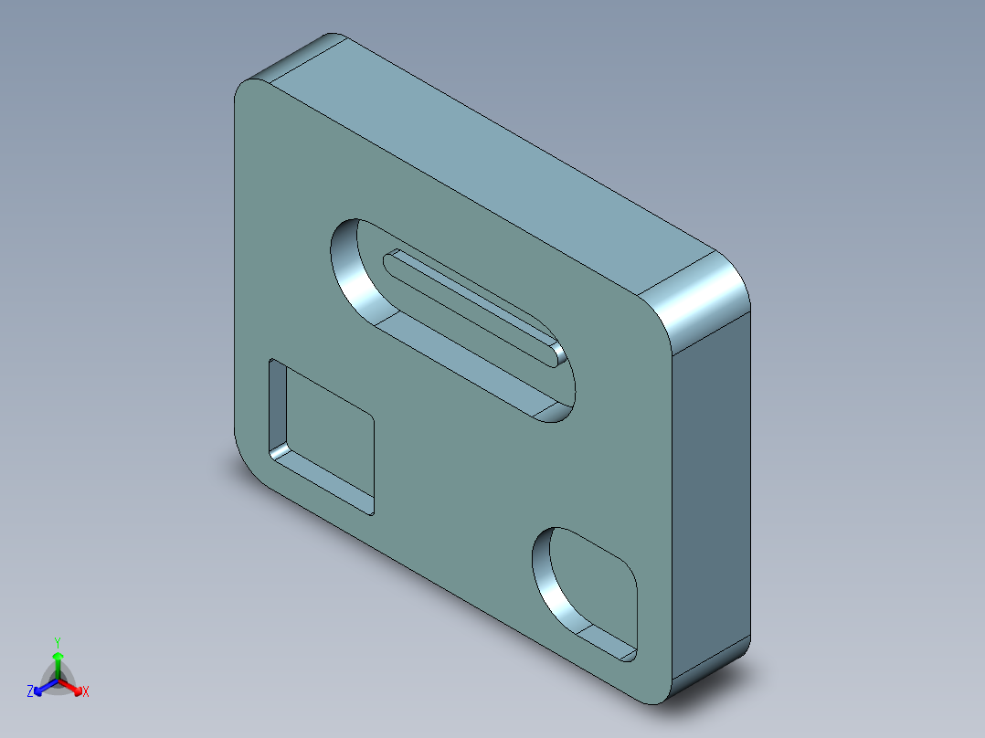 表面区域铣UG程序编程刀路-正等轴测图