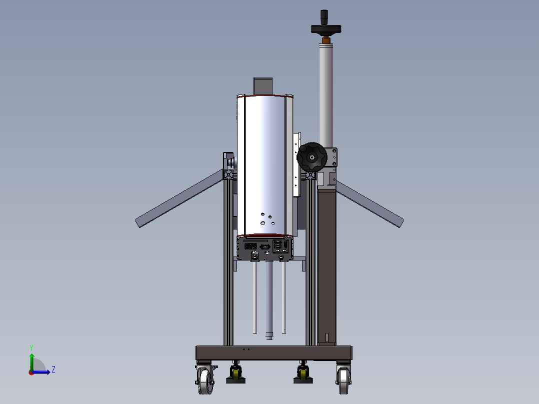 自动识别快递分拣系统sw20可编辑左视图
