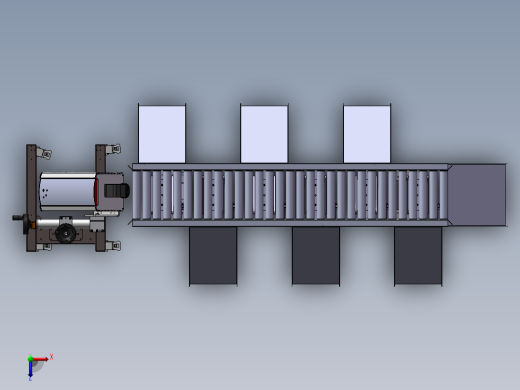自动识别快递分拣系统sw20可编辑俯视缩略图