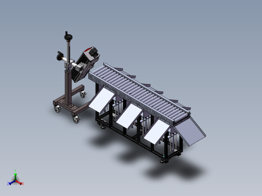 自动识别快递分拣系统sw20可编辑正等轴测缩略图