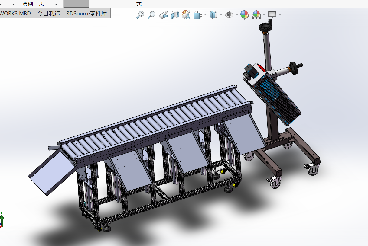 自动识别快递分拣系统sw20可编辑