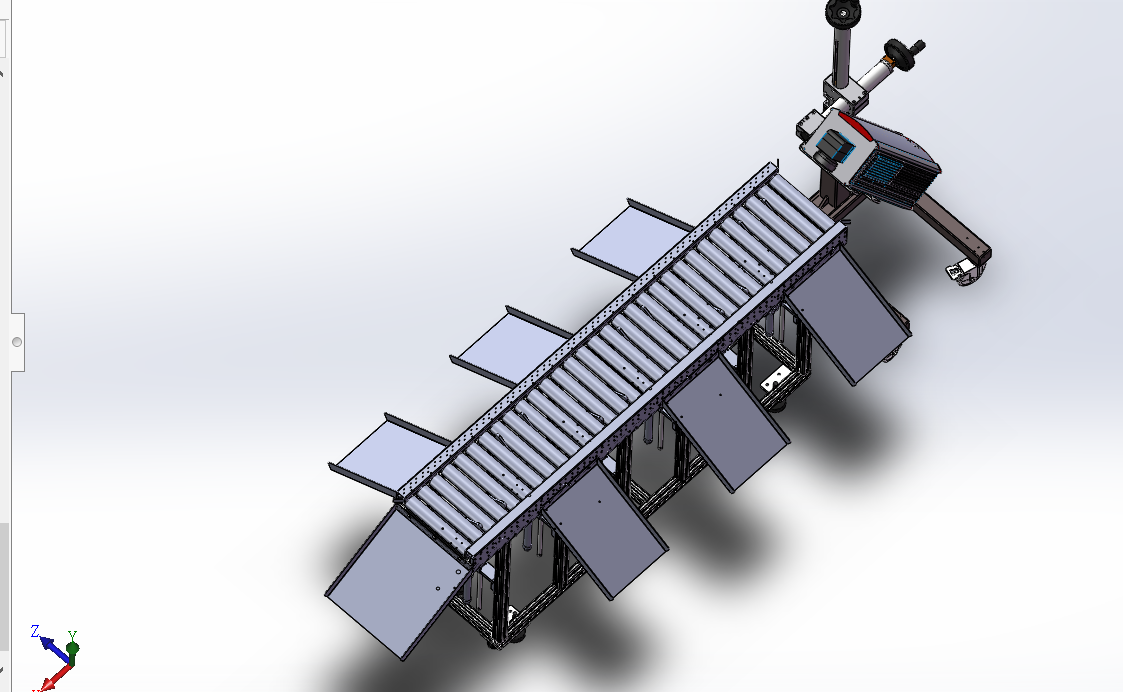 自动识别快递分拣系统sw20可编辑