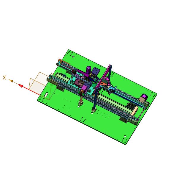 自动上下料的在线热熔装置