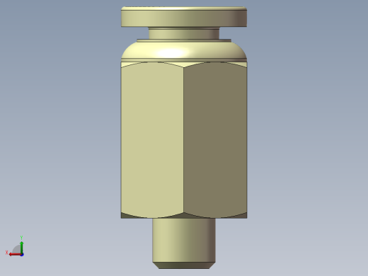 螺纹直通 亿日 EPC4-M5后视缩略图