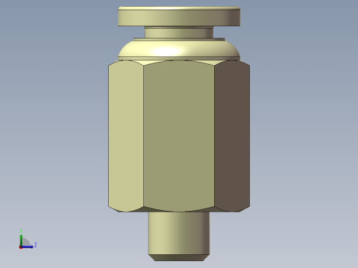螺纹直通 亿日 EPC4-M5左视缩略图