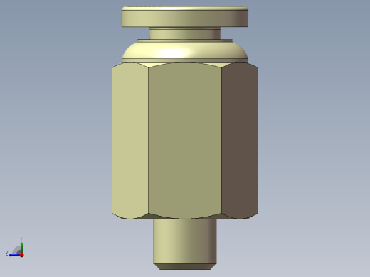 螺纹直通 亿日 EPC4-M5右视缩略图