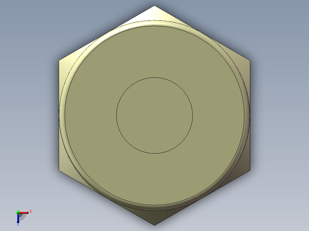螺纹直通 亿日 EPC4-M5俯视图
