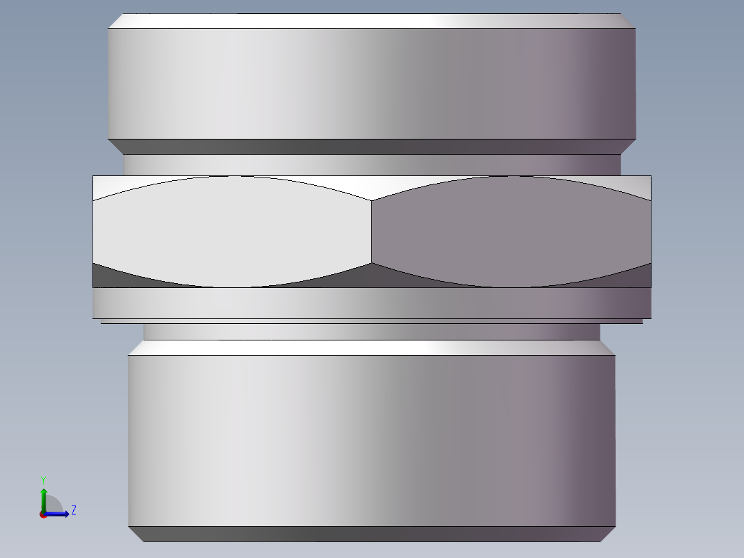 公制螺纹ED密封、1CM-52-48WD左视图