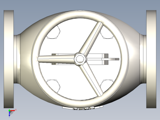 铸铁 铸钢截止阀 截止止回阀-JIS5K-80俯视缩略图