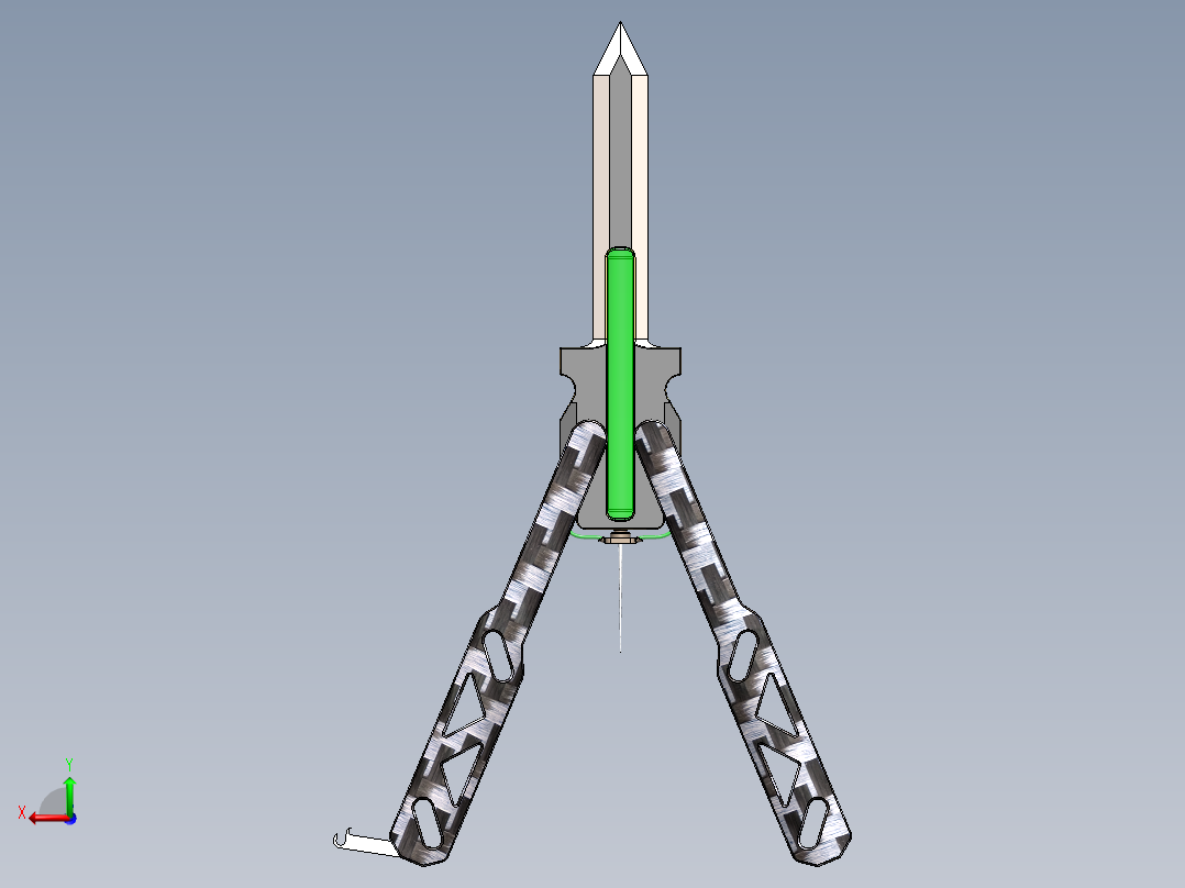 折叠刀、刀 (5)后视图