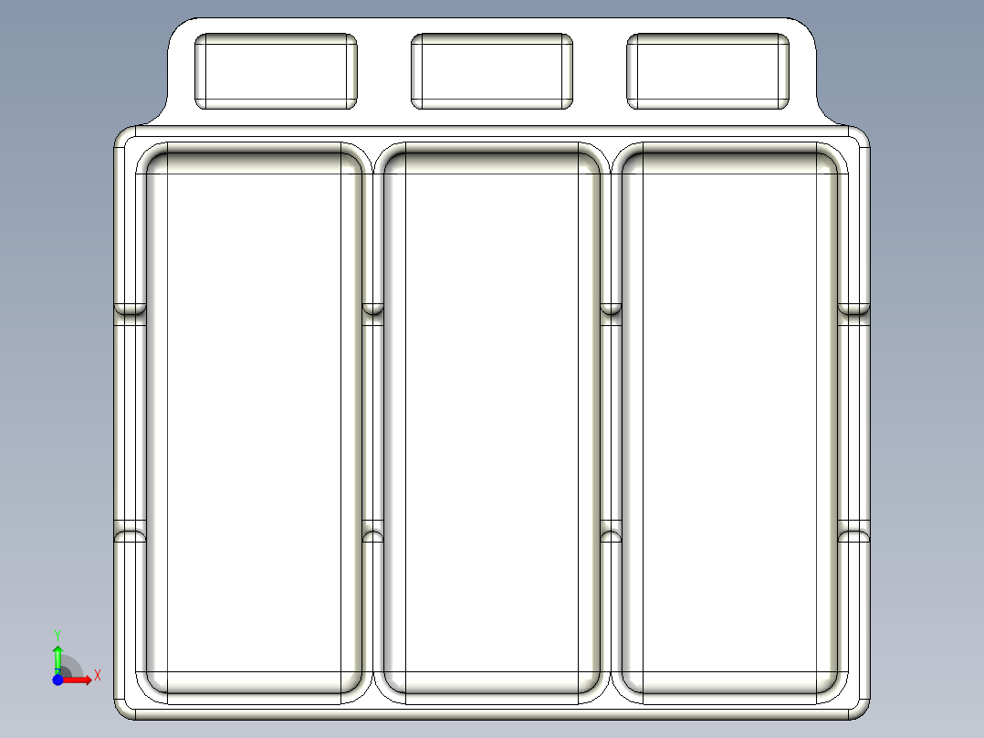 18650 2S电池收纳盒前视图