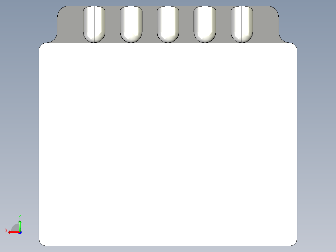 18650 2S电池收纳盒后视图