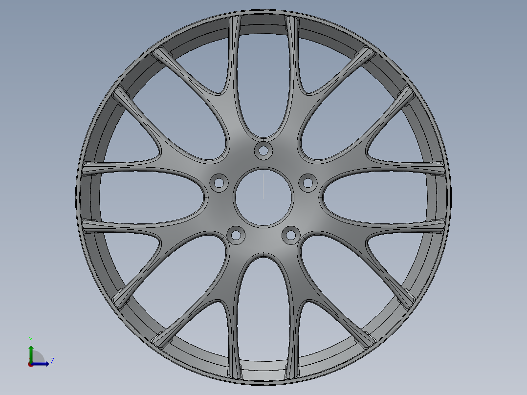 轮毂、轮胎(80)左视图