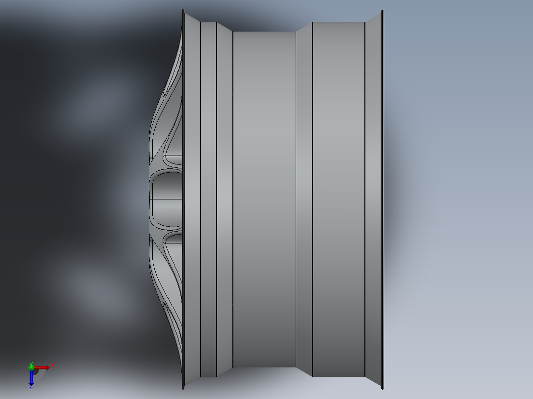 轮毂、轮胎(80)俯视图