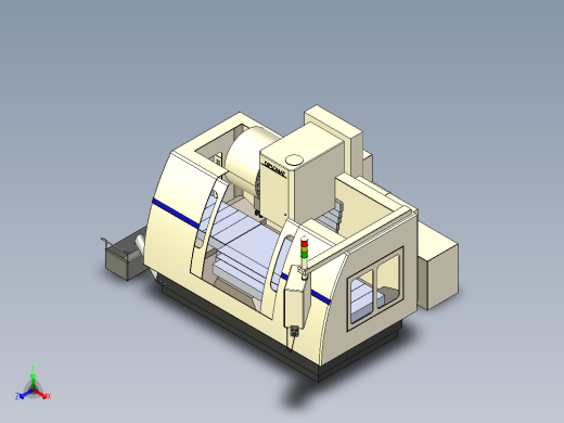 B3004063-SKYBULL 1000立式加工中心正等轴测缩略图