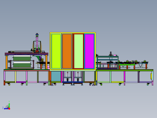 方形电池模组前后端板上线机右视缩略图