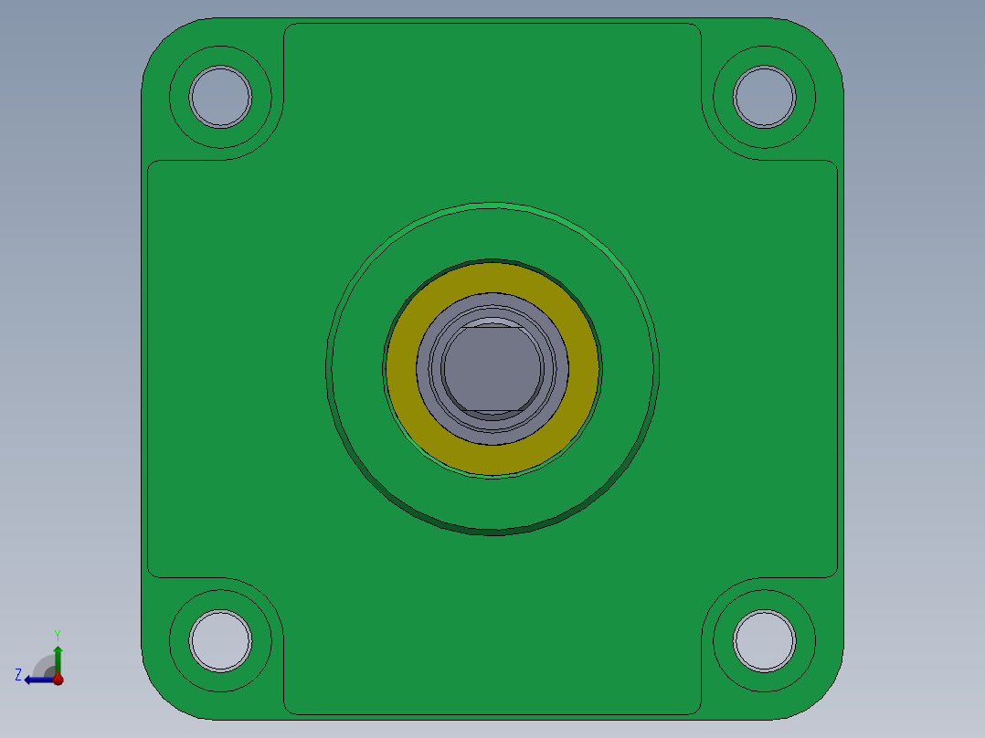 蓝色气动气缸-100x25x100-mm-1.snapshot.1右视图
