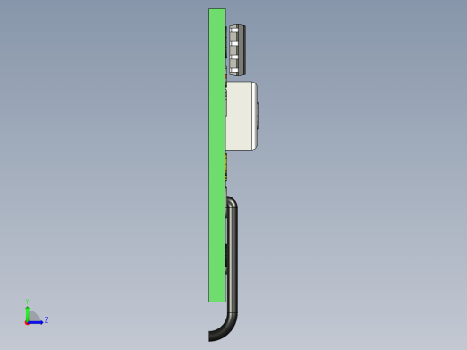 5V 调节板（是双 USB 插座）。左视缩略图
