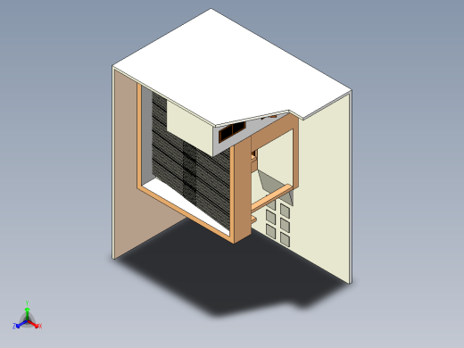 30平方米的小房子正等轴测缩略图
