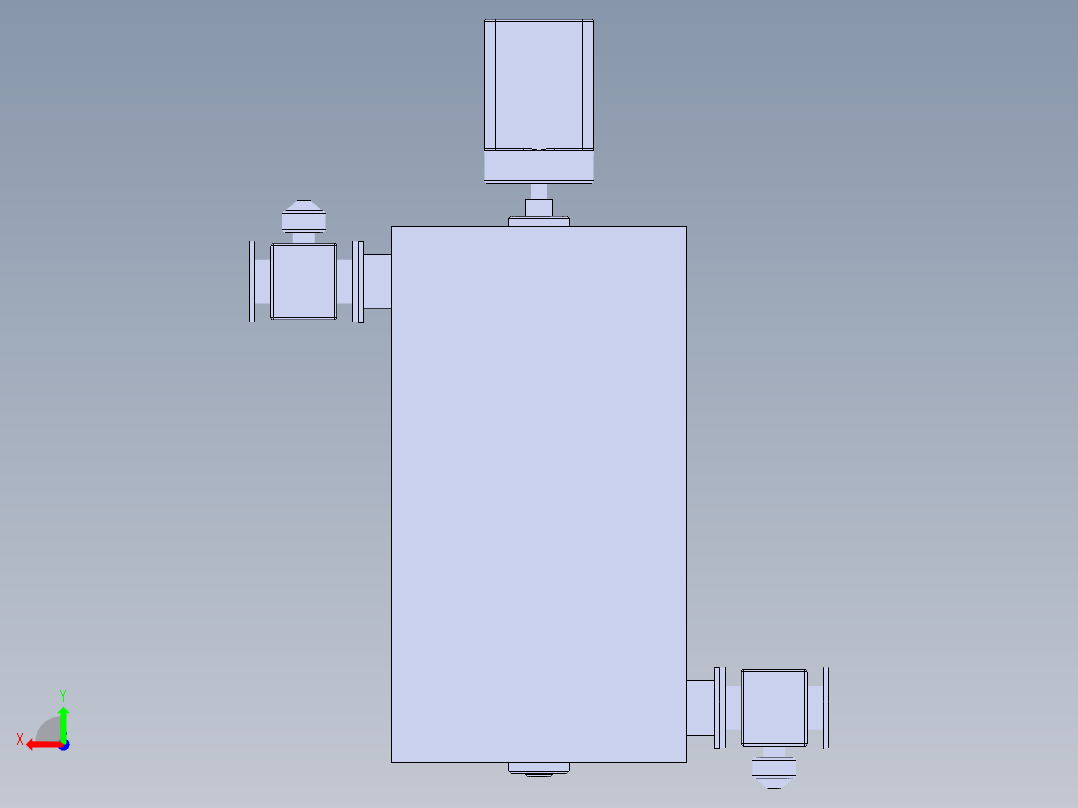 水质检测装置后视图