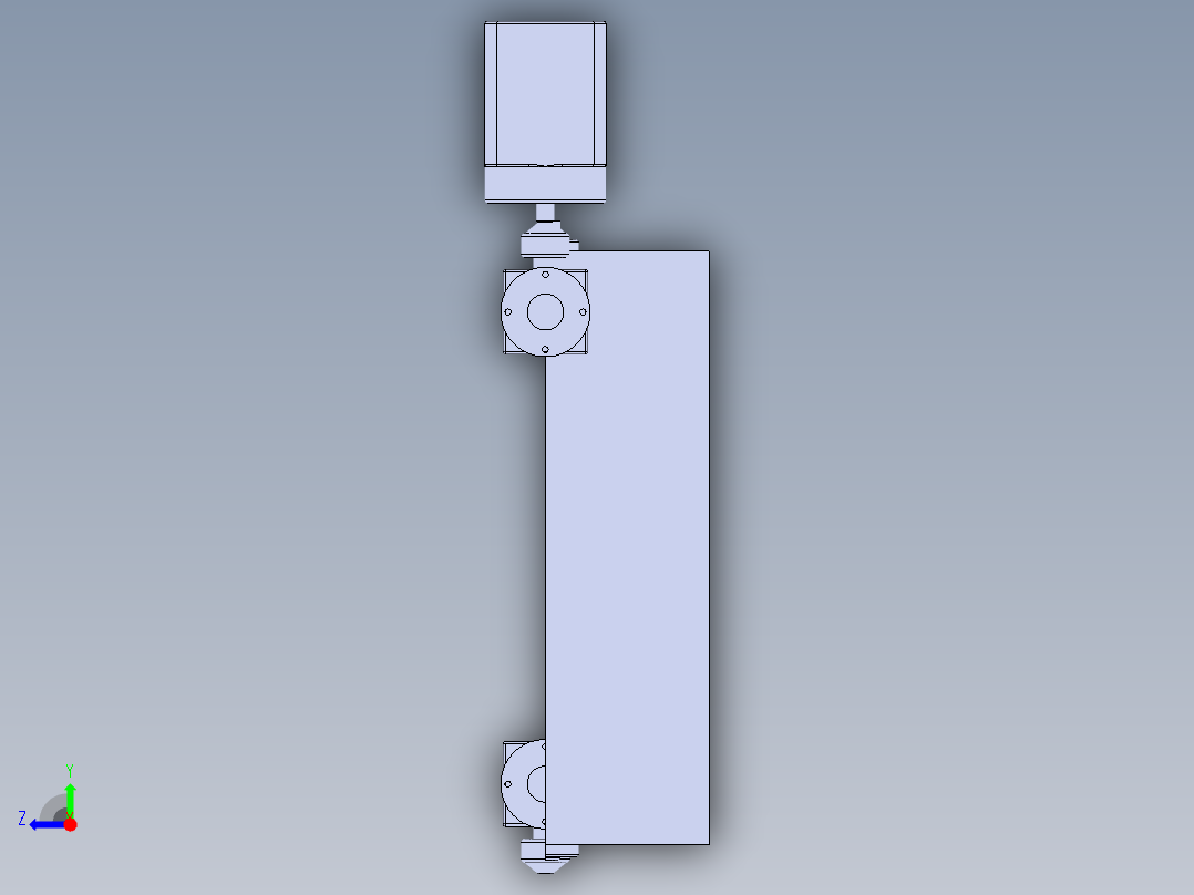 水质检测装置右视图