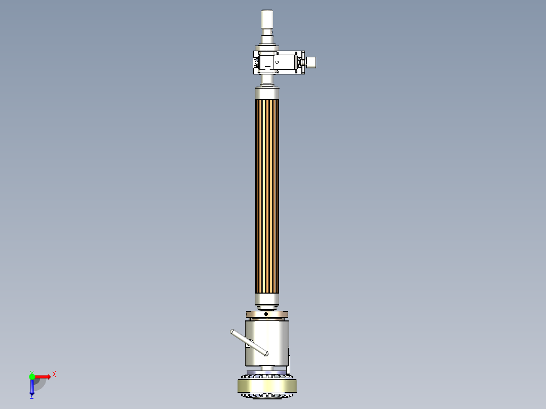 放卷机构 旋转放料部件俯视图
