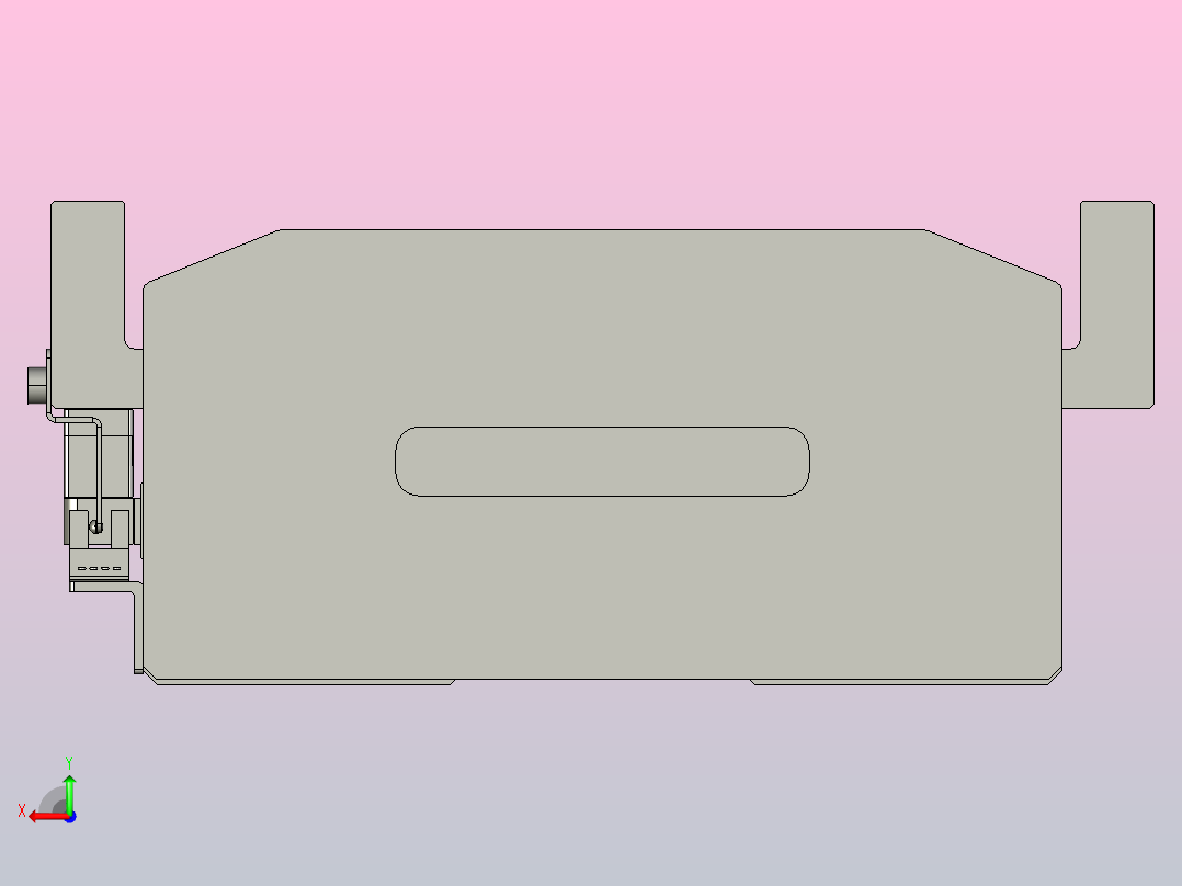 直驱直线电机轴TPA-LNP-200D-P22-L1140-C-1-3-C-10-N3(磁栅尺)后视图