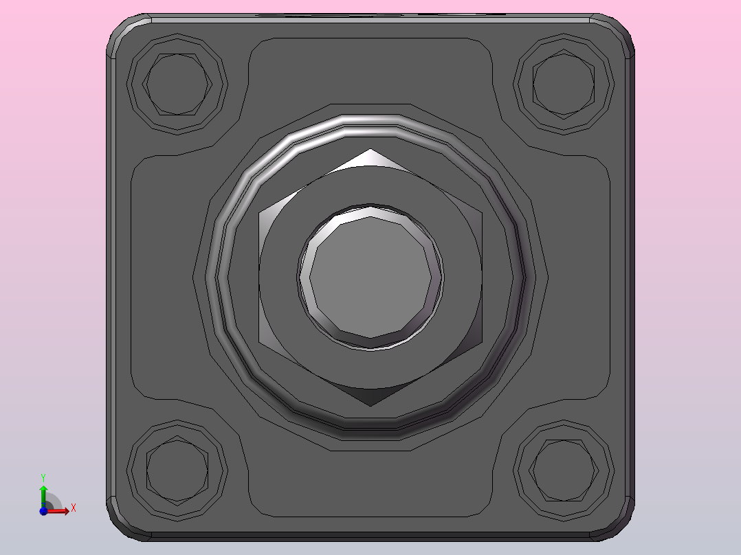 气缸MBC40-150前视图