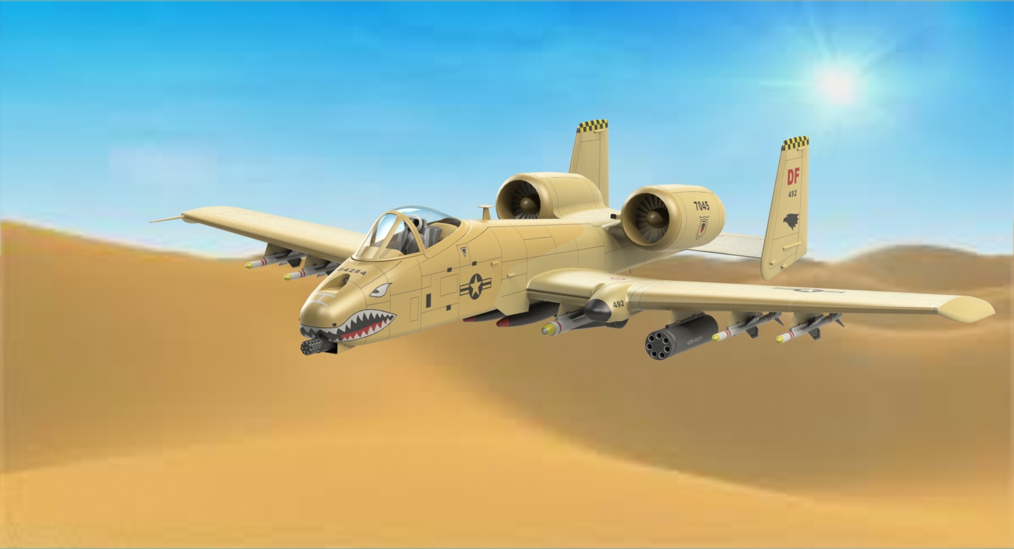 A-10 thunderbolt SolidWorks飞机
