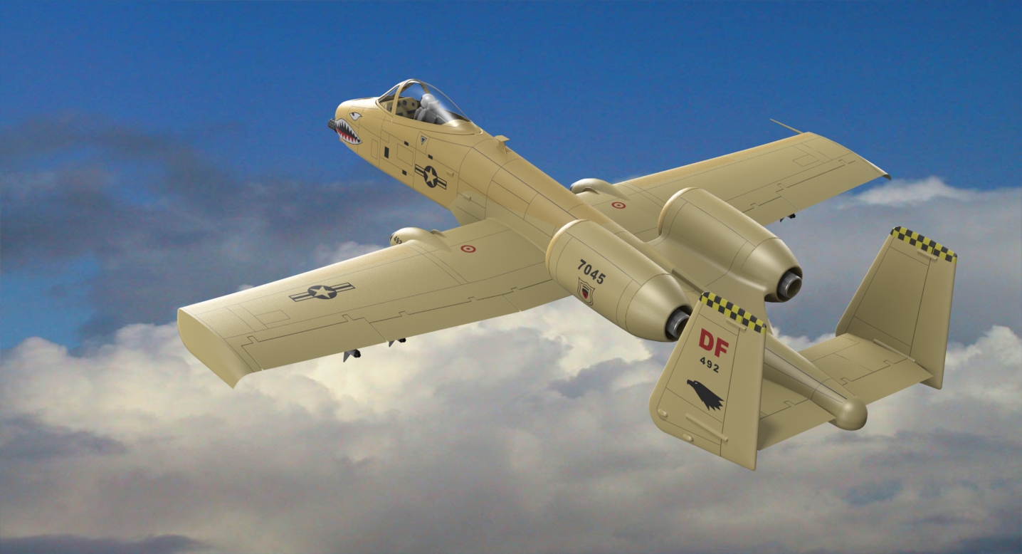 A-10 thunderbolt SolidWorks飞机