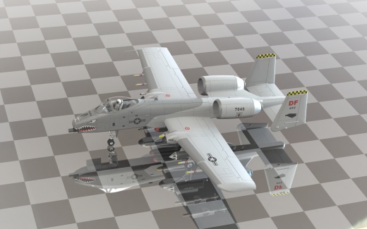 A-10 thunderbolt SolidWorks飞机缩略图