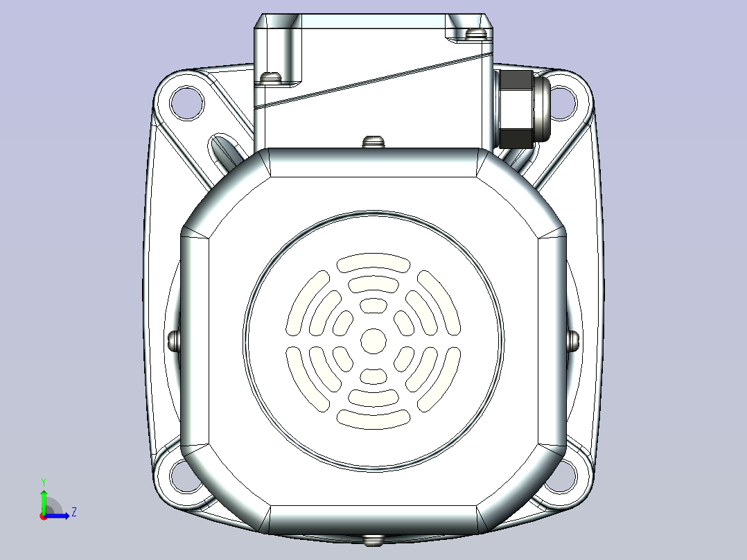 精研立式标准电机 s250v02-L左视图
