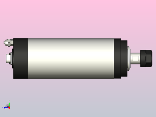 2.2kW ER20水冷主轴右视缩略图