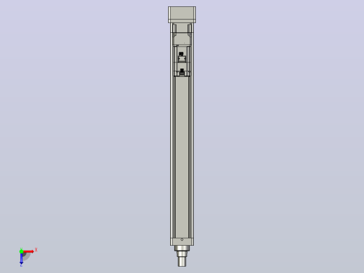 轻载电动缸TPA-ESR100-3210C-L800-MR-W-P75-JX-C3俯视缩略图