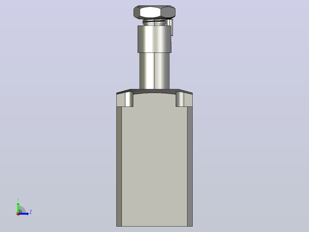 CBTU-02L-90油缸左视图