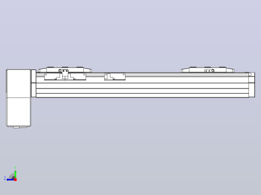 皮带直线轴双滑块型TPA-GCBS-80-P60-L100-RP-M20-N3右视缩略图