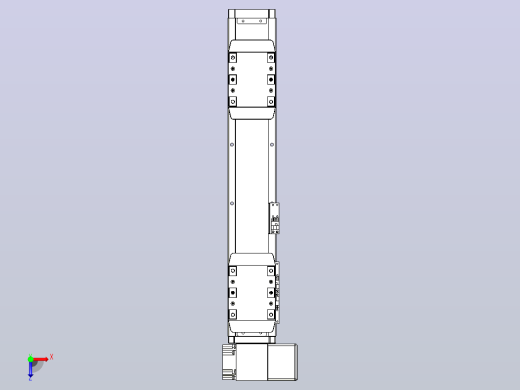 皮带直线轴双滑块型TPA-GCBS-80-P60-L100-RP-M20-N3俯视缩略图