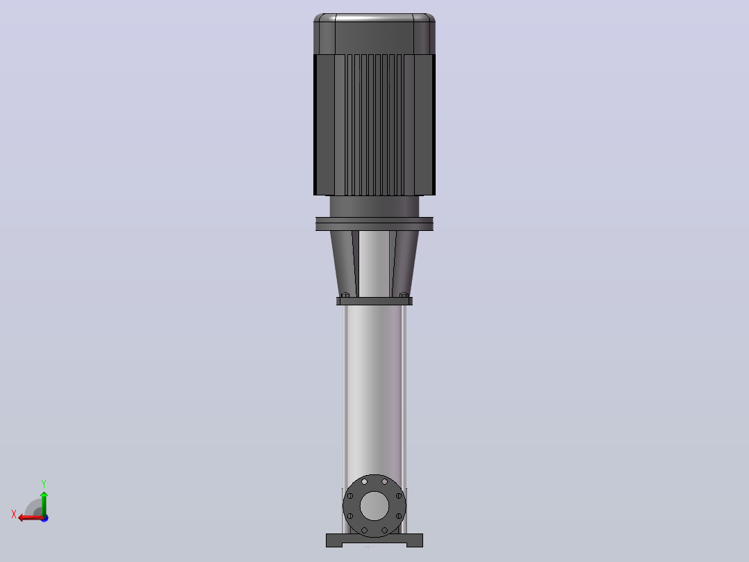 南方泵CDM65-70-1-37KW-（DN100）后视图