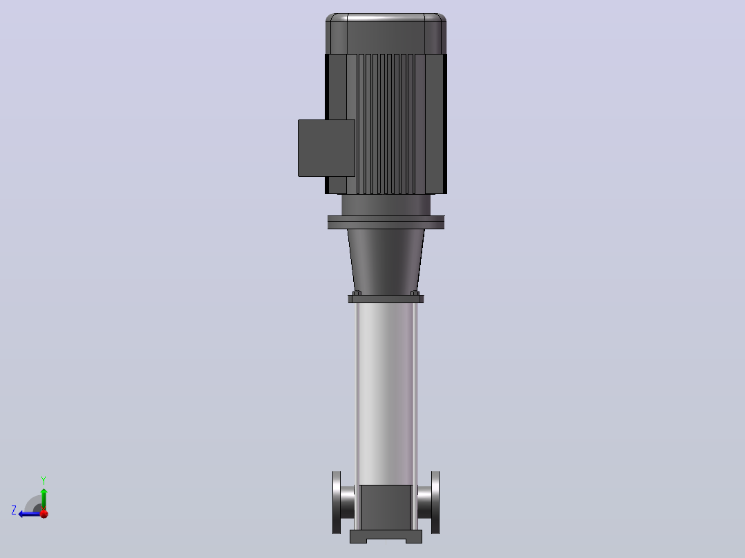 南方泵CDM65-70-1-37KW-（DN100）右视图