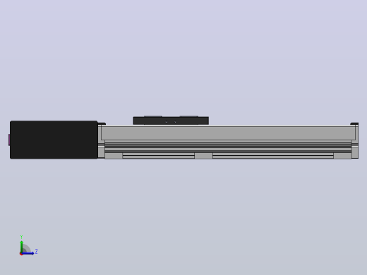 DMB150-LBCR同步带模组直线模组（电机左后折）[DMB150-L45S300-DT750-C2D-LBCR]左视缩略图
