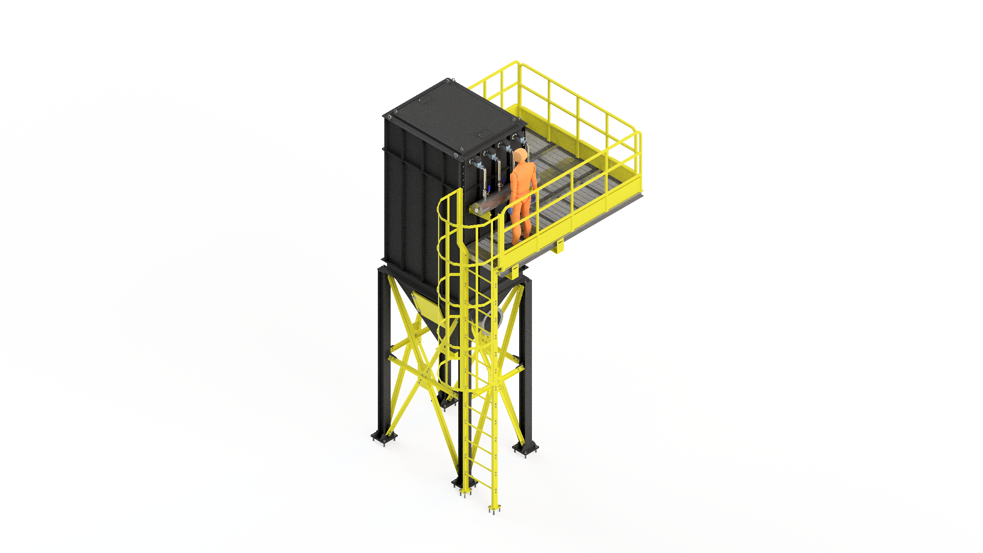 college de po industrial com jato de pulso工业除尘器，带脉冲喷射12