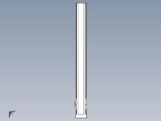 日规模组半封闭丝杆TPA-HNR-105D-1610C-L850-MP-C-P40-N3俯视缩略图