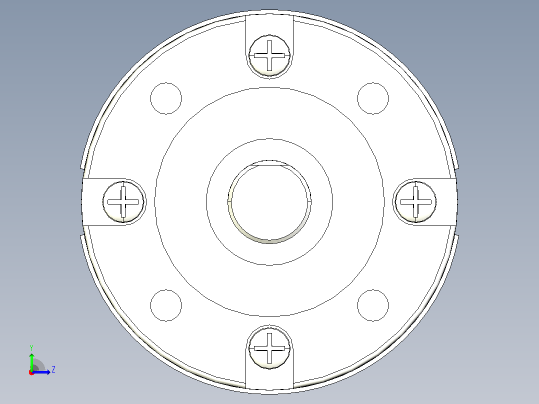 DFX36R 永磁直流行星齿轮减速电机[RS55S-2442(H)]左视图