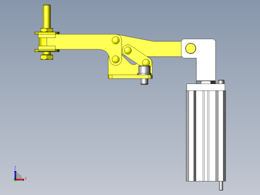 自动夹紧夹具前视缩略图