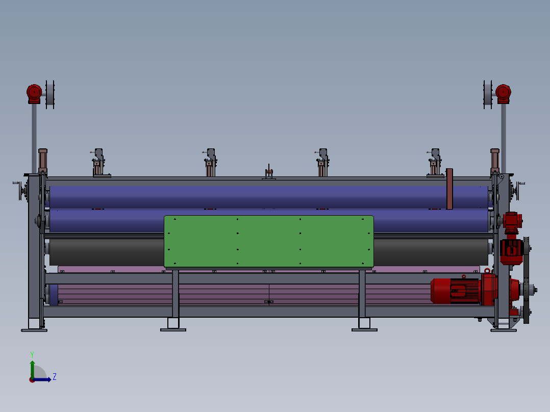 自动裁布机SW16可编辑左视图