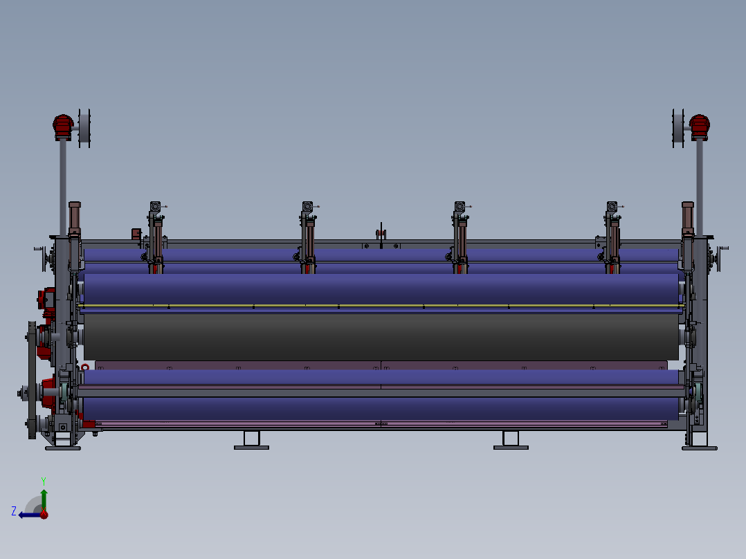 自动裁布机SW16可编辑右视图