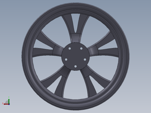 solidworks 法拉利车轮轮毂后视缩略图
