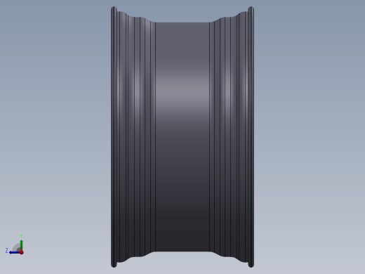 solidworks 法拉利车轮轮毂右视缩略图