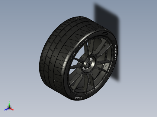 汽车轮胎3D模型