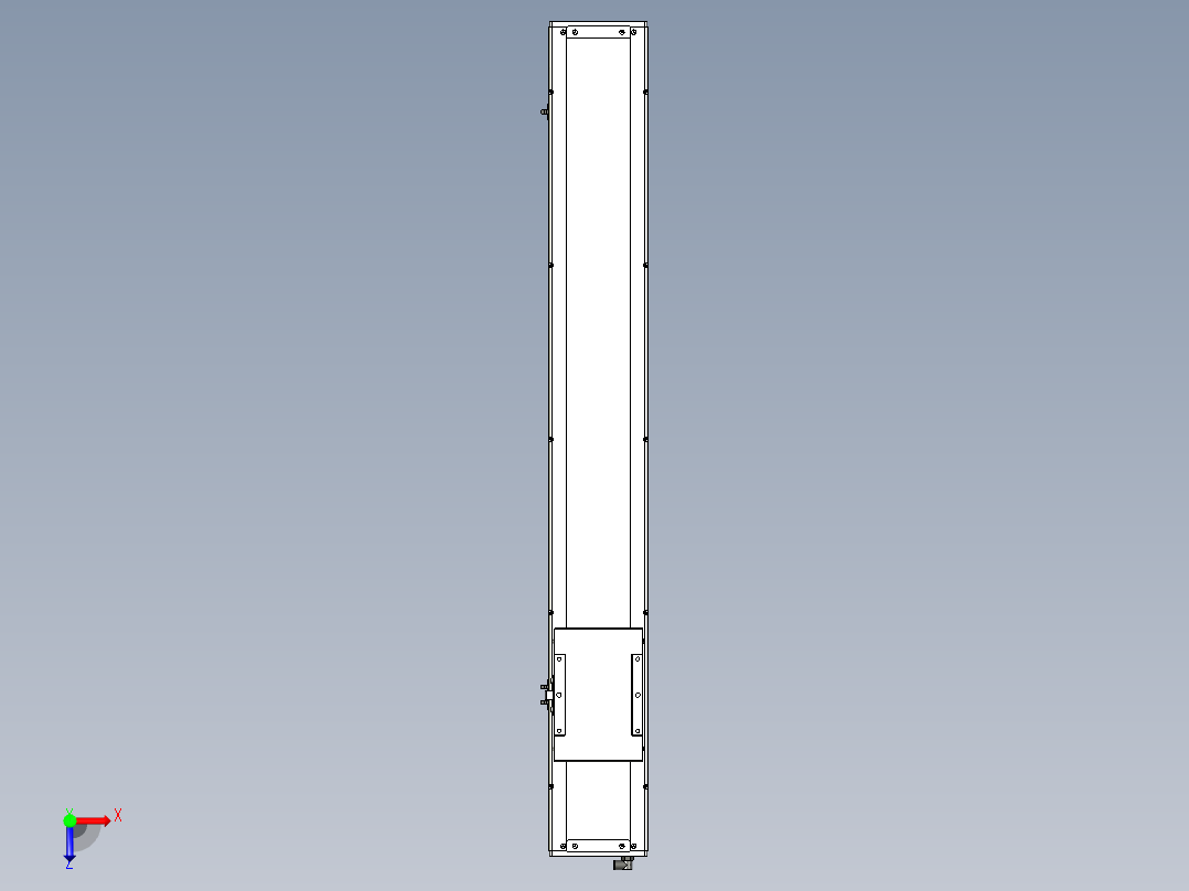 Toyo东佑达直线模组-ECH17-1000-M-400W-C4反俯视图